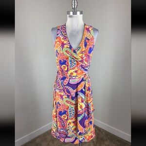 Ralph Lauren -Paisley Midi Dress- Size M
